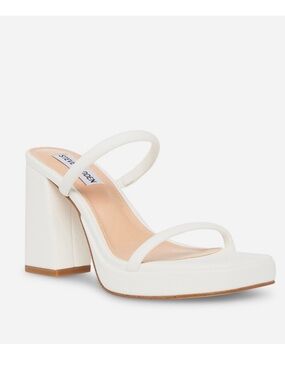 Steve Madden Women's White Sandals heels